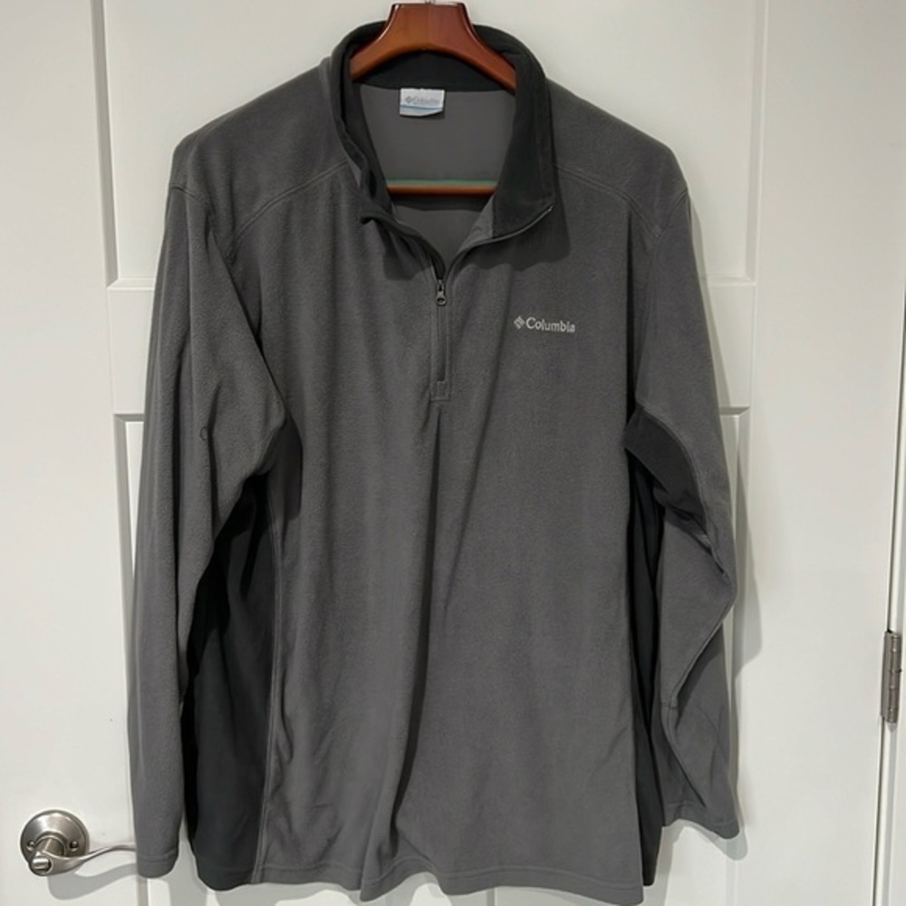Columbia Quarter Zip Pullover Fleece Sz XXL